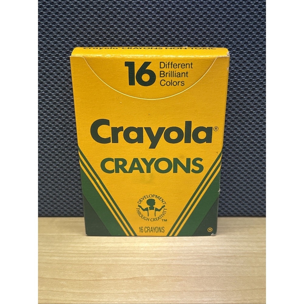 Vintage Crayola Crayons Box of 16 Binney & Smith 1988